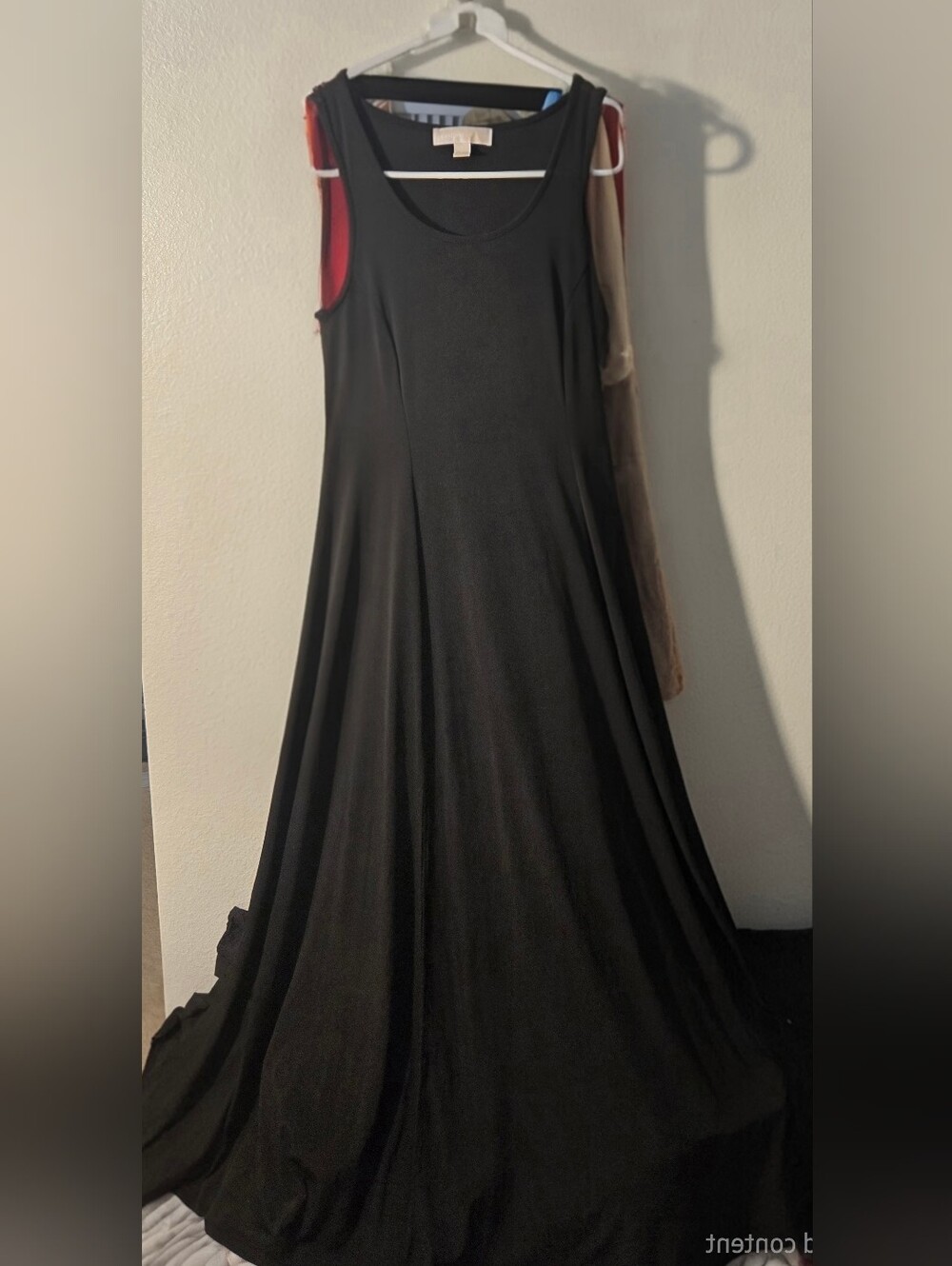 MICHAEL Michael Kors Black Dress with Cream Label Detail